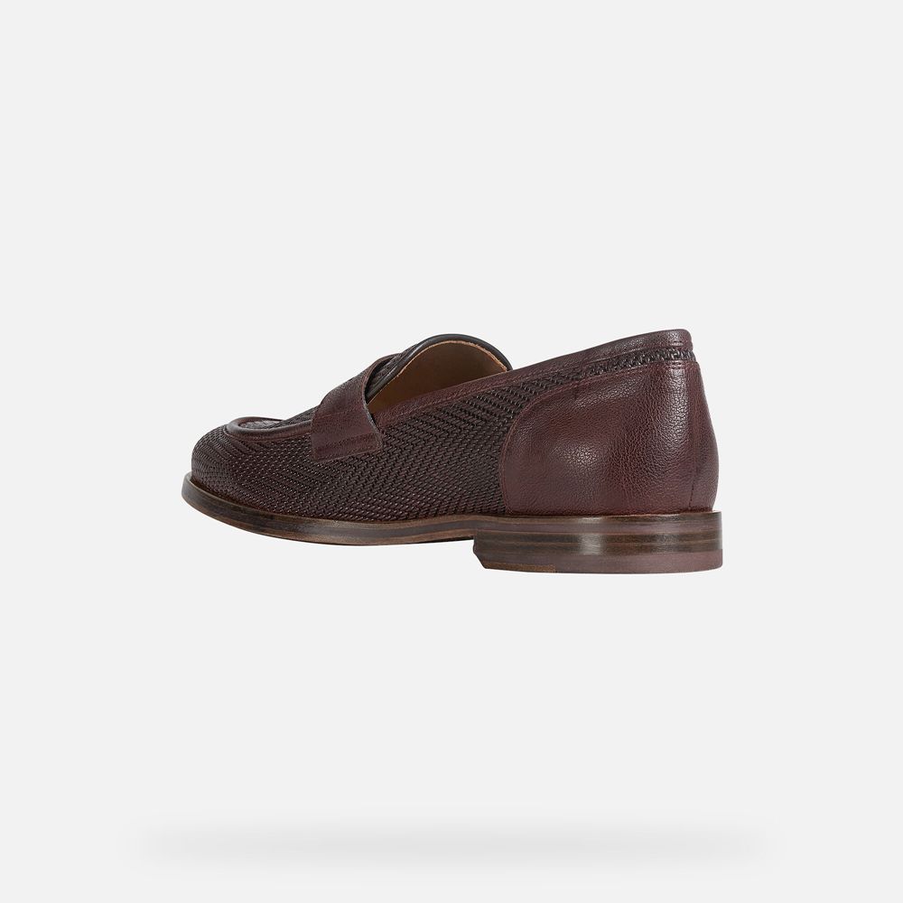 Geox Loafers Dark Brown Bayle - Geox Mens Shoes - AICYQO572